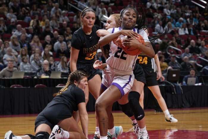 Johnston's Aaliyah Riley (Photo by Matthew Putney)